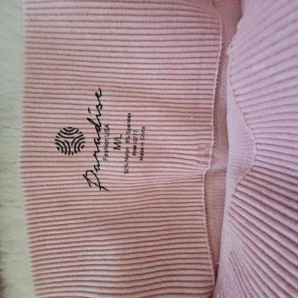 Paradise Fashion 2 PC Set (Stone Washed Pink) - Picture 5 of 6